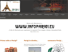 Tablet Screenshot of infoparigi.eu